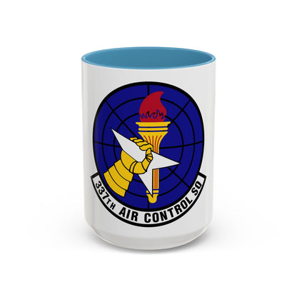 337 Air Control Squadron AETC (U.S. Air Force) Accent Coffee Mug