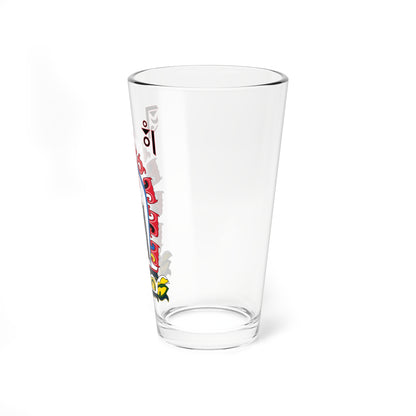 Emblem of Mongolia 191124 (Mongolia) (Coat of Arms) Pint Glass 16oz