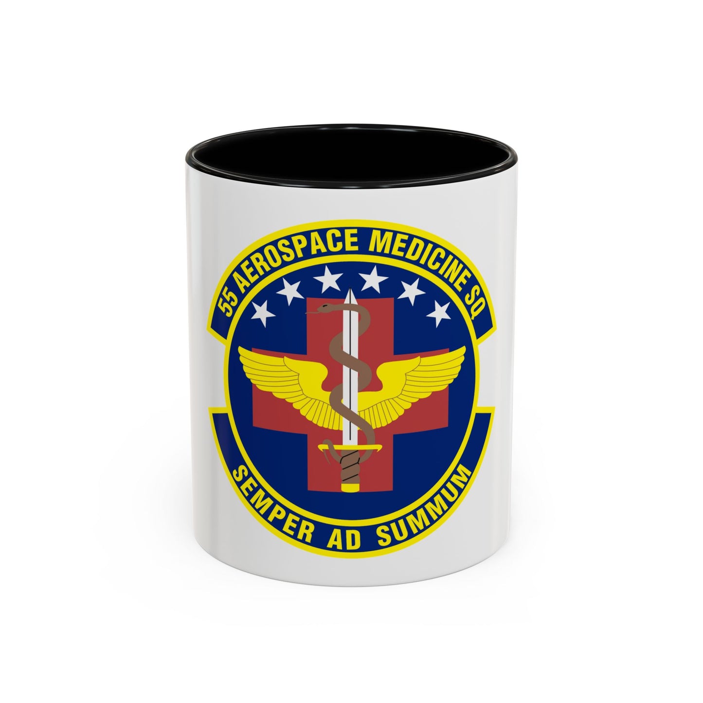55th Aerospace Medicine Squadron (U.S. Air Force) Accent Coffee Mug
