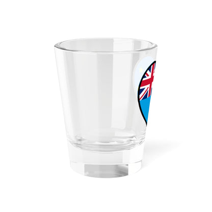 Tuvalu flag heart (Tuvalu) Shot Glass 1.5oz