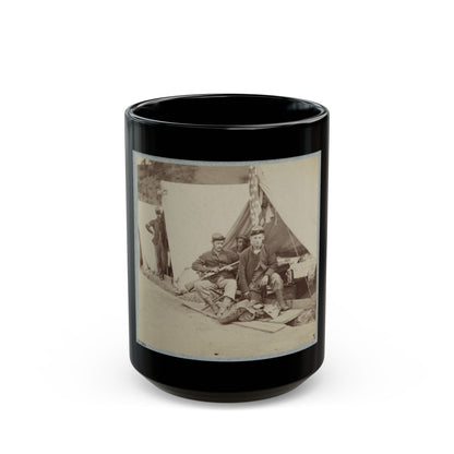 22d New York State Militia Near Harpers Ferry, Va., 1861 I.E.1862 004(2) (U.S. Civil War) Black Coffee Mug