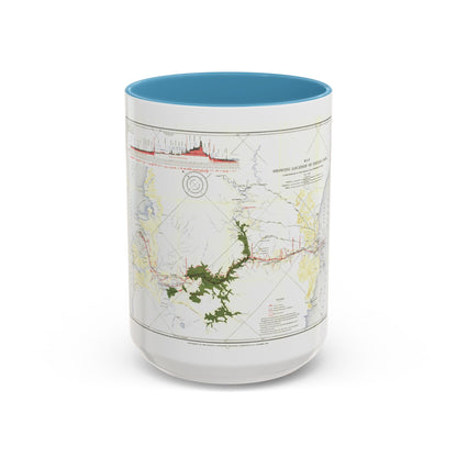Central America - Panama Canal (1905) (Map) Accent Coffee Mug