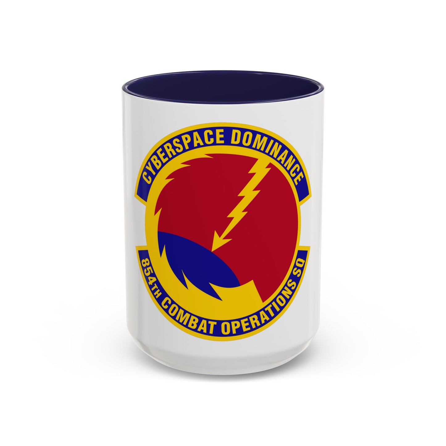 854 Combat Operations Squadron AFRC (U.S. Air Force) Accent Coffee Mug