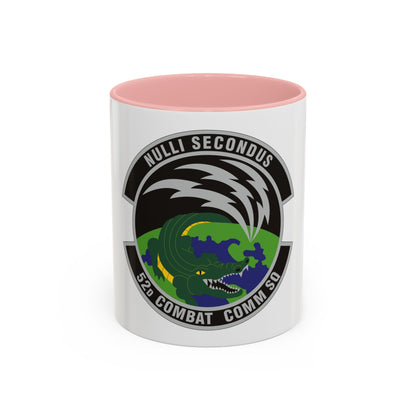 52d Combat Communications Squadron (U.S. Air Force) Accent Coffee Mug