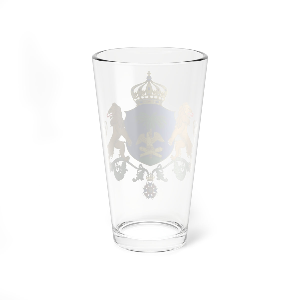 Middle Coat of Arms of Haiti 1849-1859 (Haiti) (Coat of Arms) Pint Glass 16oz