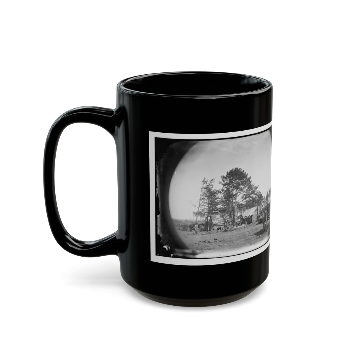 Brandy Station, Virginia. Winter Quarters Of Scouts And Guides. Army Of The Potomac (U.S. Civil War) Black Coffee Mug