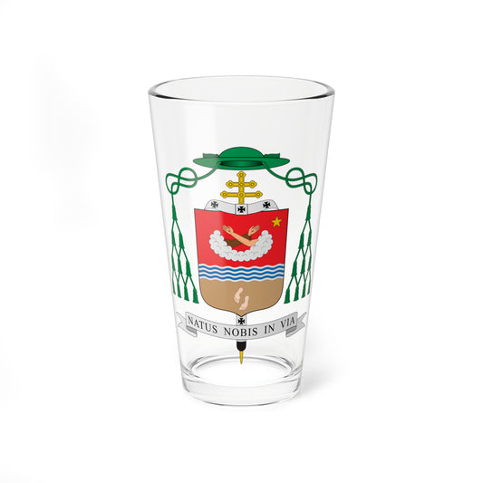 Escudo de Carlos Alberto Breis Pereira (Spain) (Coat of Arms) Pint Glass 16oz