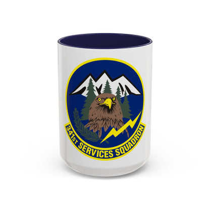 341st Services Squadron (U.S. Air Force) Accent Coffee Mug