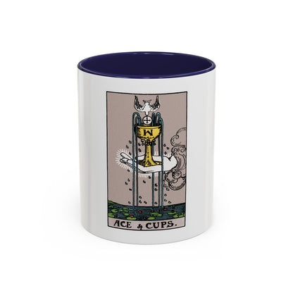 The Ace of Cups (Tarot Card) Accent Coffee Mug