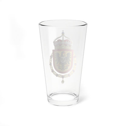 Coat of Arms of Wilhelm German Crown Prince Order of the Golden Fleece Variant (Germany) (Coat of Arms) Pint Glass 16oz