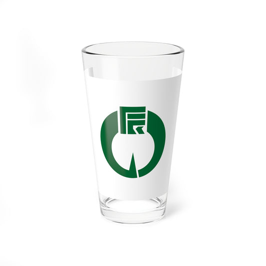 Flag of Tatsuno Nagano (Japan) Pint Glass 16oz