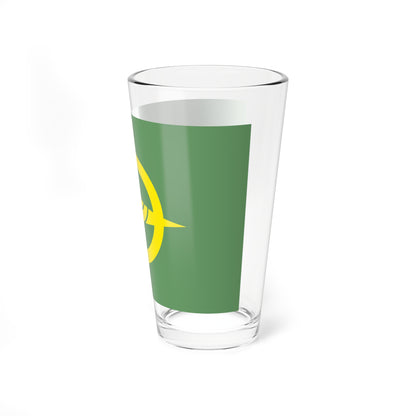 Flag of Onna Okinawa (Japan) Pint Glass 16oz
