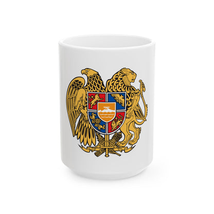 Coat of arms of Armenia - White Coffee Mug