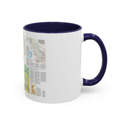 Canada - British Columbia 2 (1992) (Map) Accent Coffee Mug