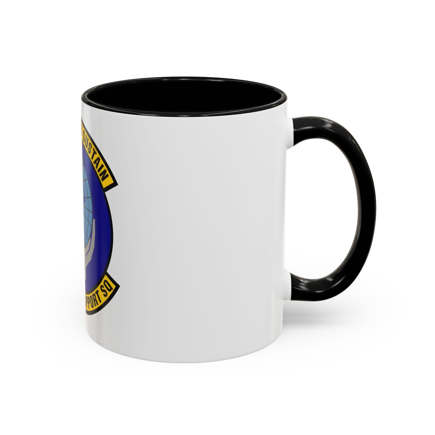 802d Force Support Squadron (U.S. Air Force) Accent Coffee Mug