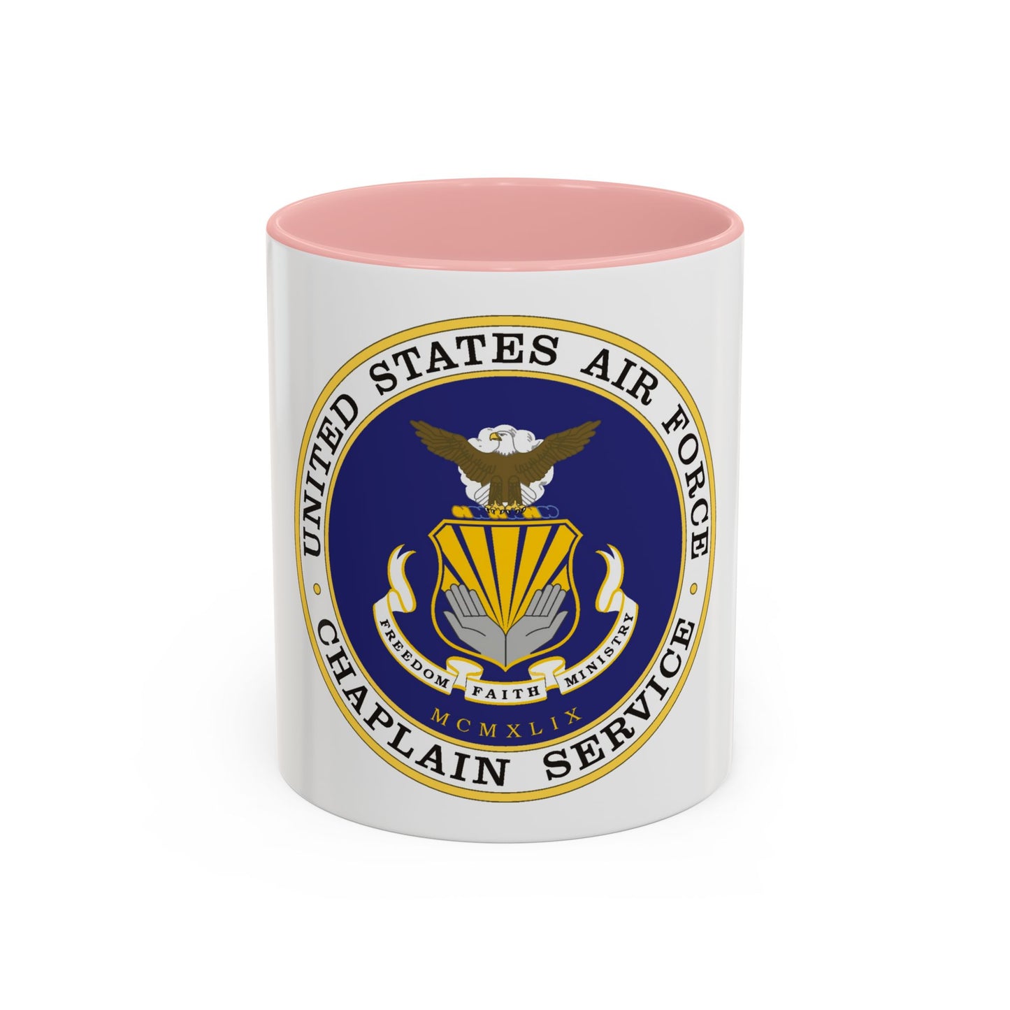 Air Force Chaplain Service (U.S. Air Force) Accent Coffee Mug