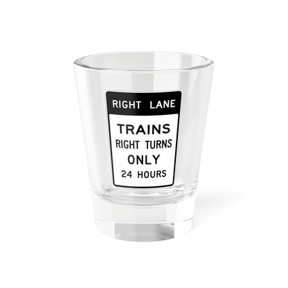 MUTCD-CA SR60-6 (California) (Road Sign) Shot Glass 1.5oz