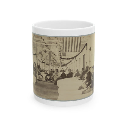 A Ward In Armory Square Hospital, Washington, D.C. (U.S. Civil War) White Coffee Mug