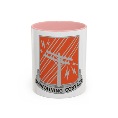 440 Signal Battalion (U.S. Army) Accent Coffee Mug