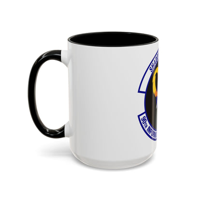 90th Information Operations Squadron (U.S. Air Force) Accent Coffee Mug