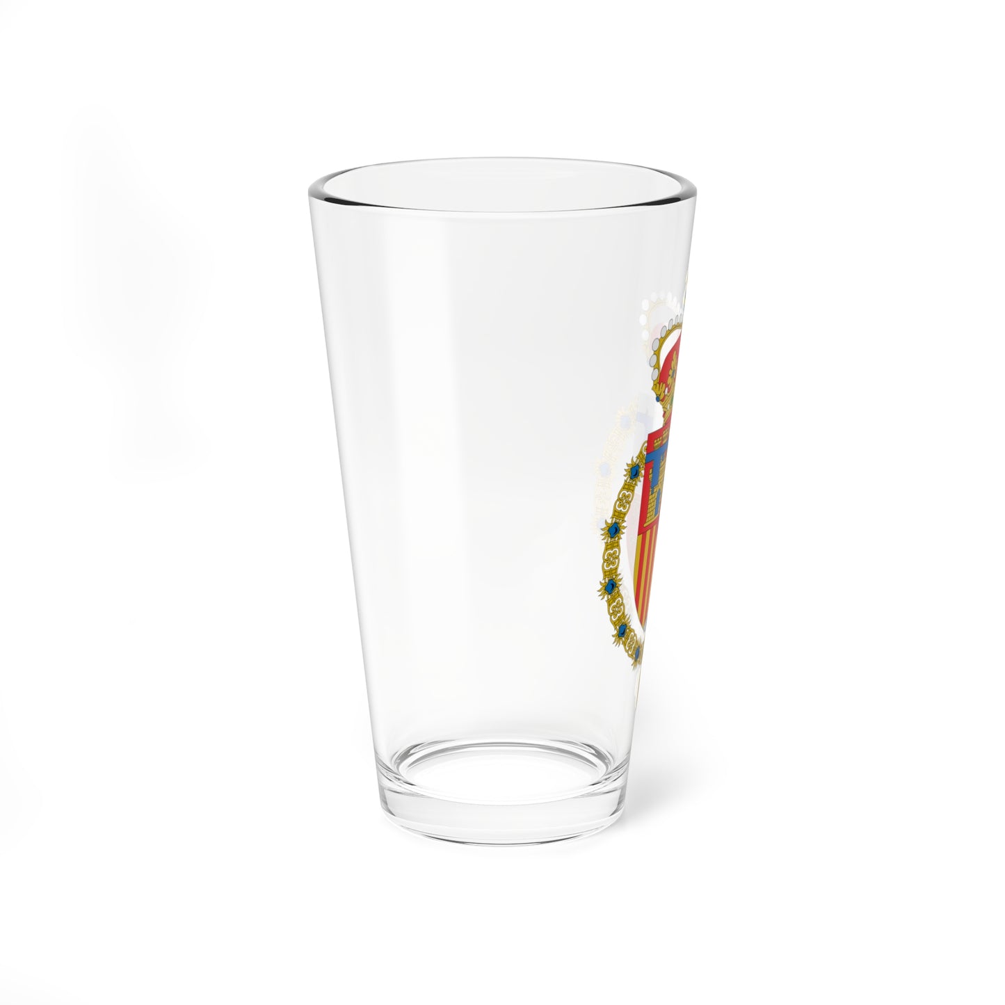 Escudo de Leonor Princesa de Asturias (Spain) (Coat of Arms) Pint Glass 16oz