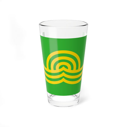 Flag of Shinshinotsu Hokkaido (Japan) Pint Glass 16oz