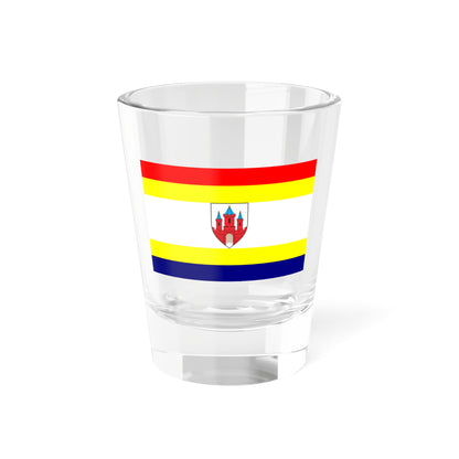 Flag of Malbork Poland - Shot Glass 1.5oz