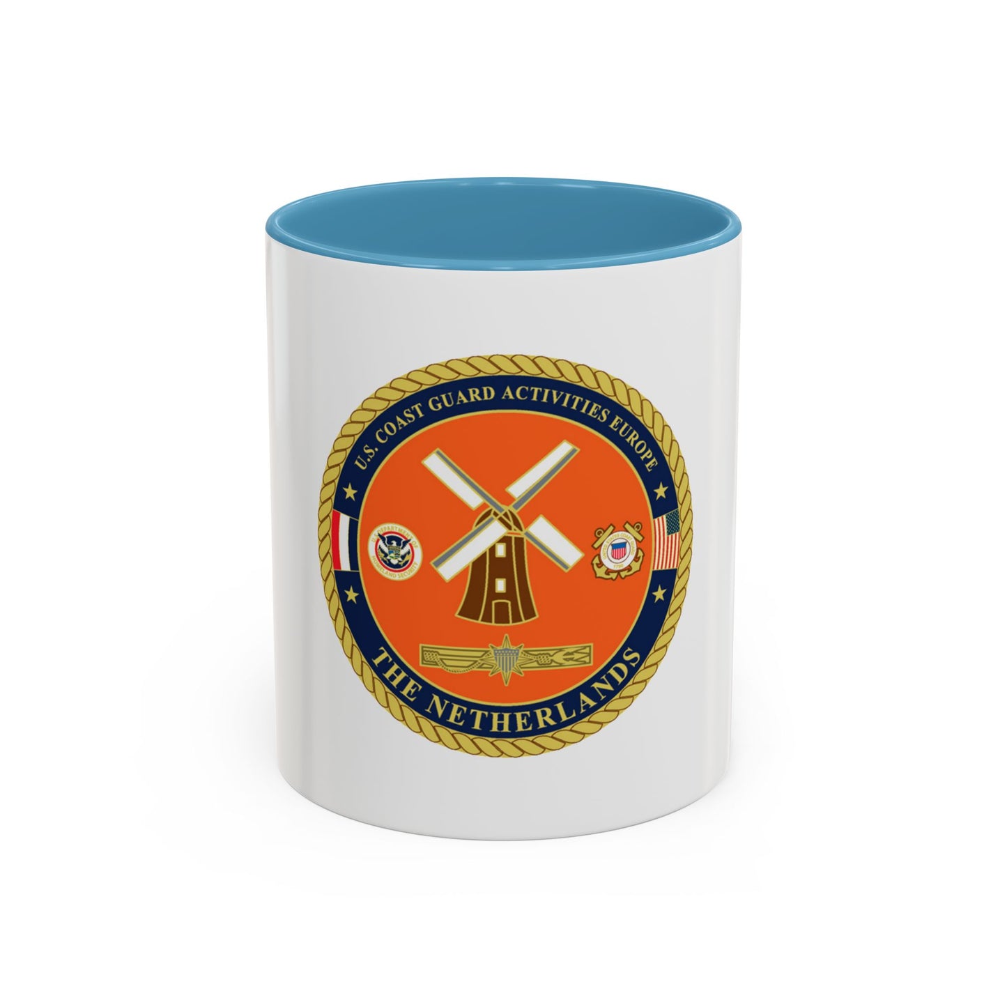 USCG ACTEURO The Netherlands (U.S. Coast Guard) Accent Coffee Mug