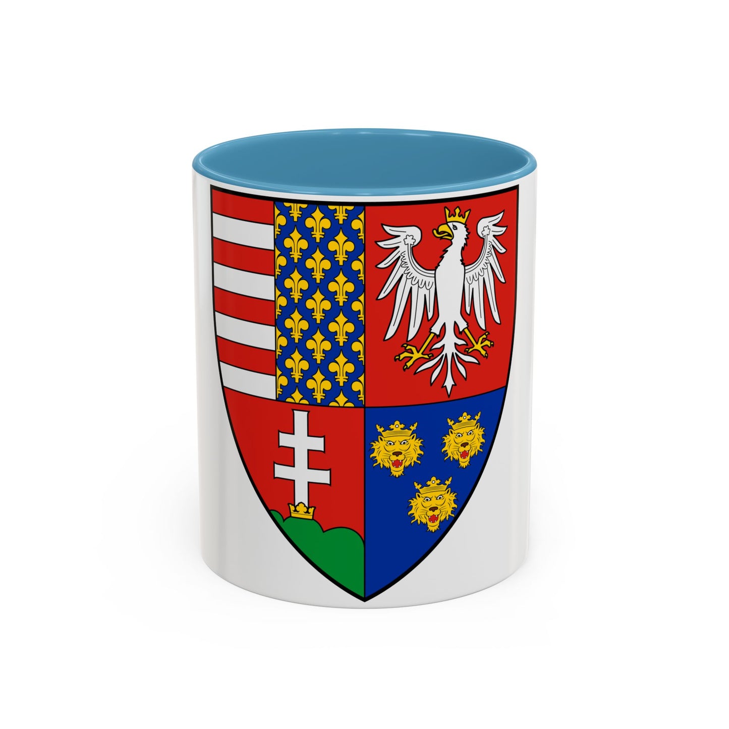 Coat of arms of Louis I of Hungary (1370) - Accent Coffee Mug