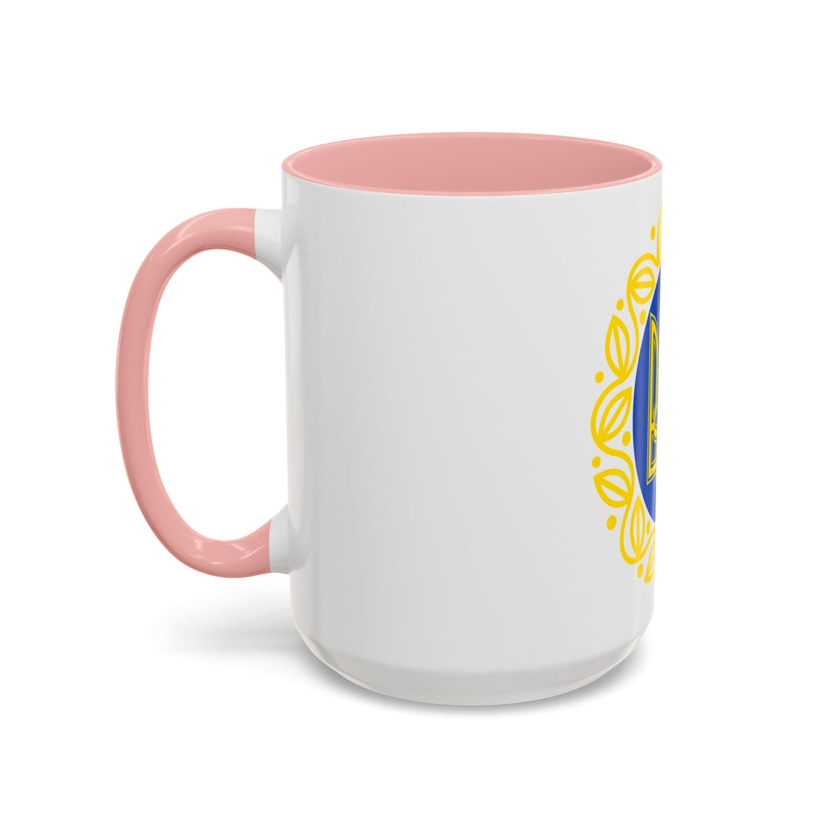 Coat of arms of Ukrainian People's Republic - Accent Coffee Mug