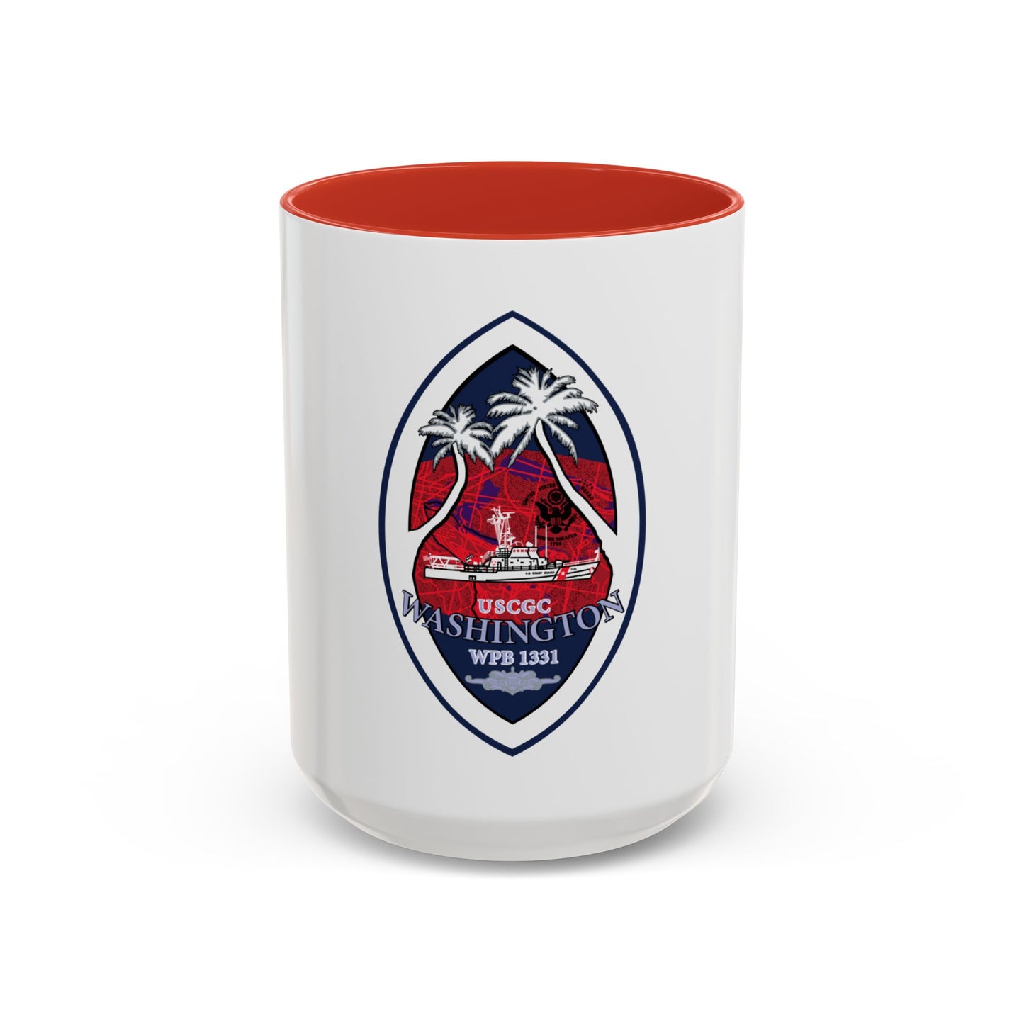 USCG Washington WPB 1331 (U.S. Coast Guard) Accent Coffee Mug