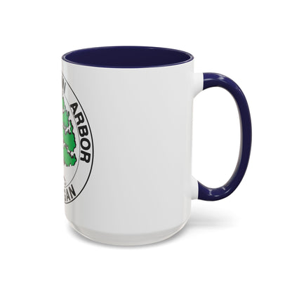 Seal of Ann Arbor Michigan - Accent Coffee Mug