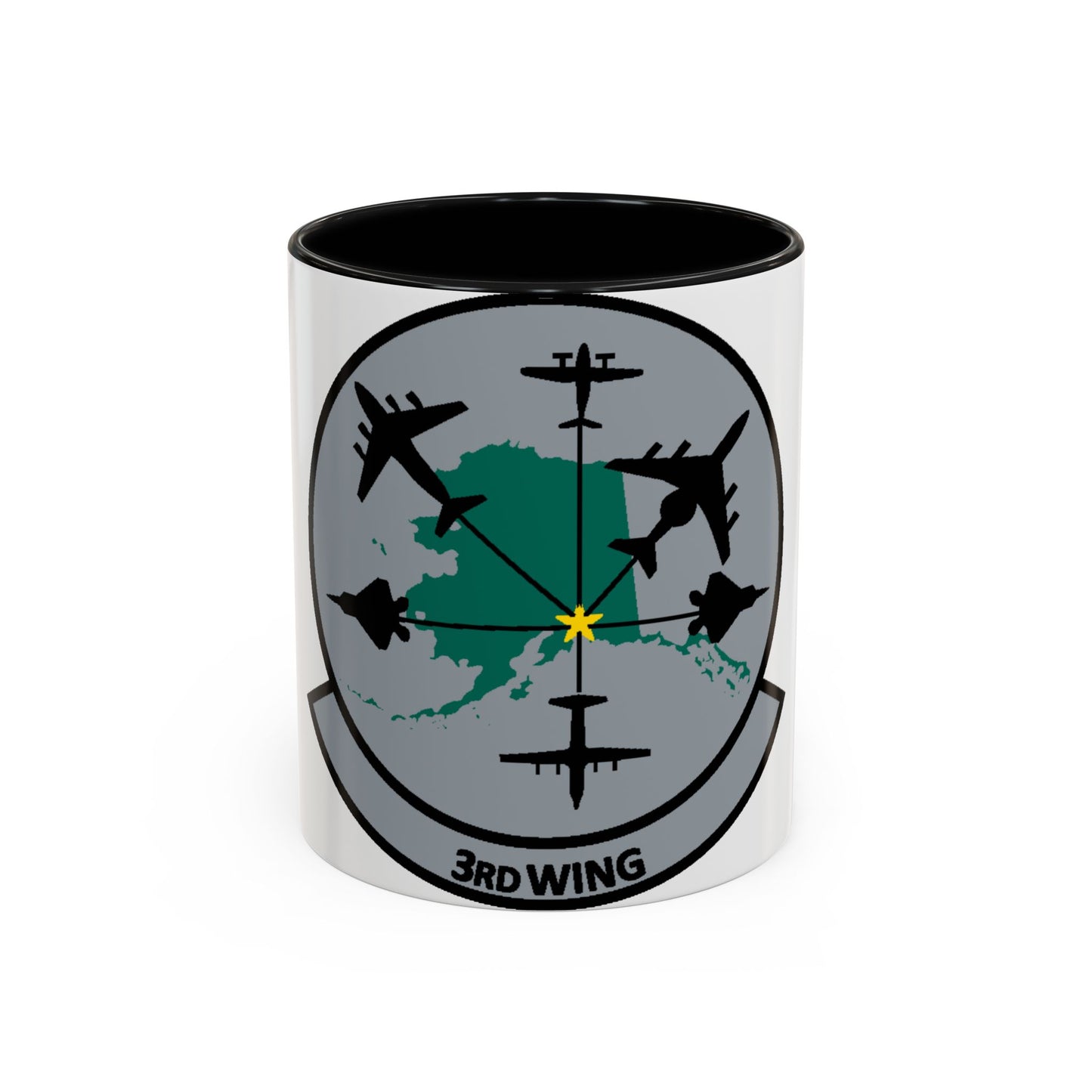 3rd Wing v2 (U.S. Air Force) Accent Coffee Mug