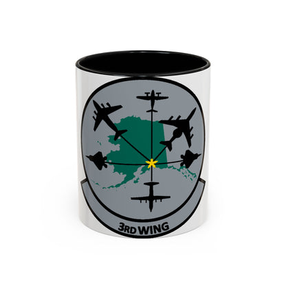 3rd Wing v2 (U.S. Air Force) Accent Coffee Mug