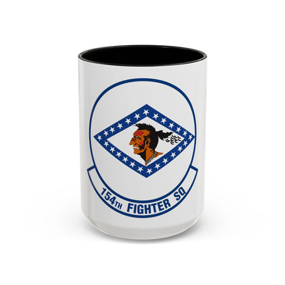 154 Fighter Squadron (U.S. Air Force) Accent Coffee Mug