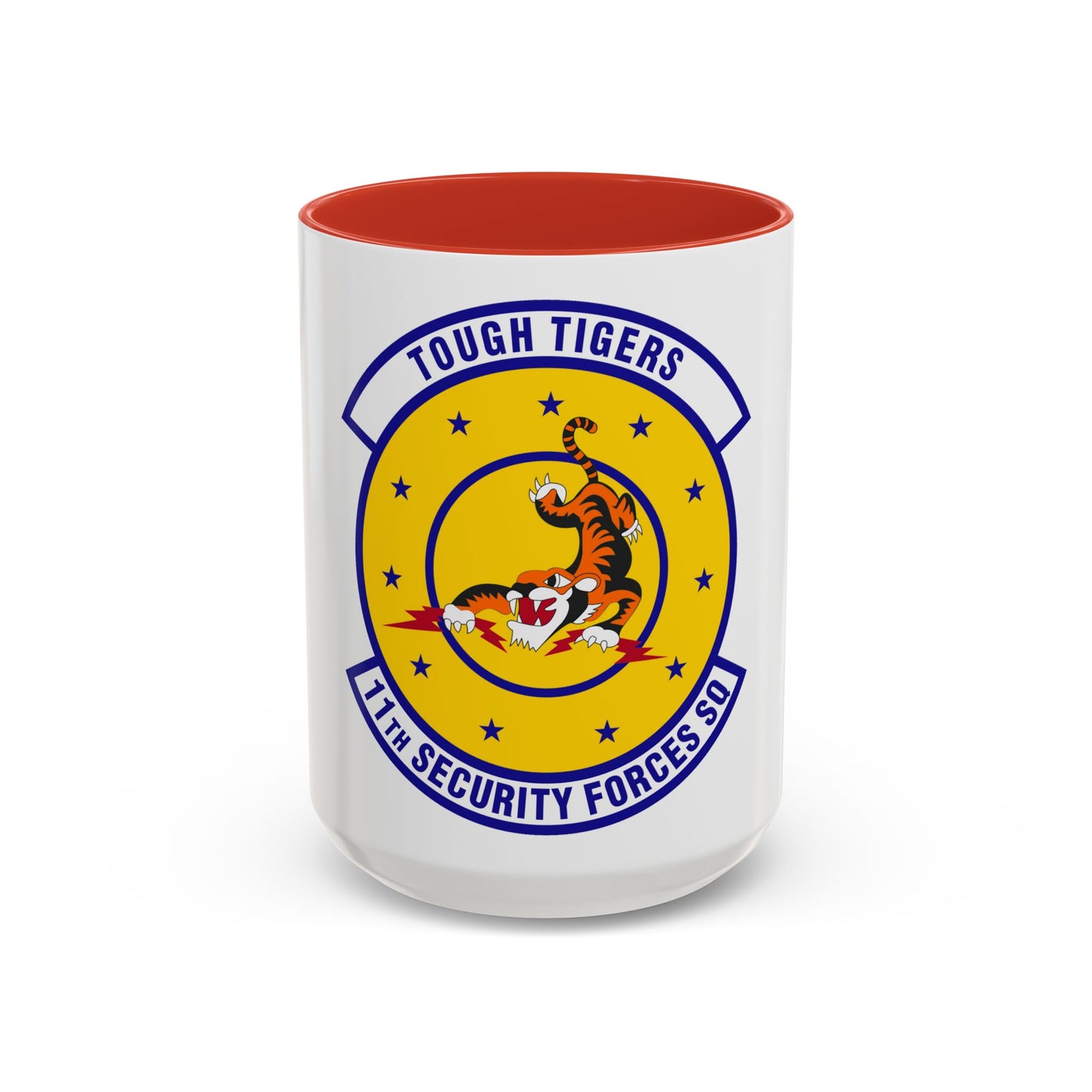 11 Security Forces Squadron USAF (U.S. Air Force) Accent Coffee Mug