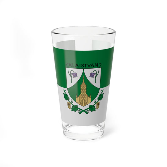 Flag of Zalaistvand (Hungary) Pint Glass 16oz
