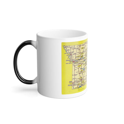 Hello from big MO Missouri (Greeting Postcards) Color Changing Mug 11oz