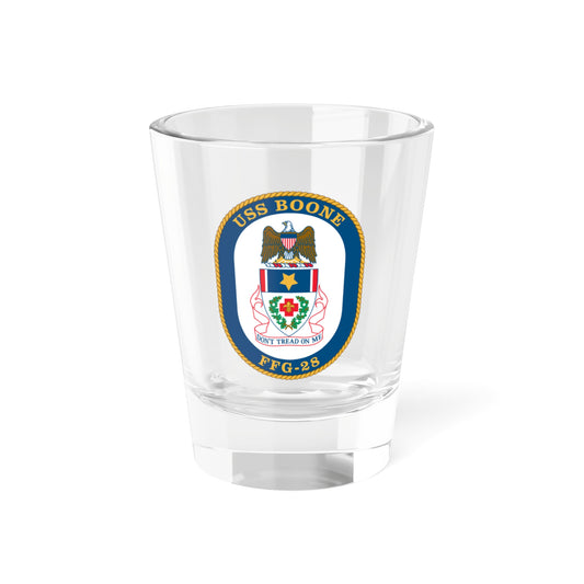 Verre à liqueur USS Boone FFG 28 (US Navy) 1,5 oz