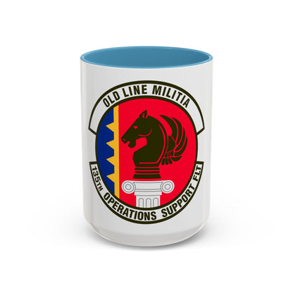 135th Operations Support Flight (U.S. Air Force) Accent Coffee Mug