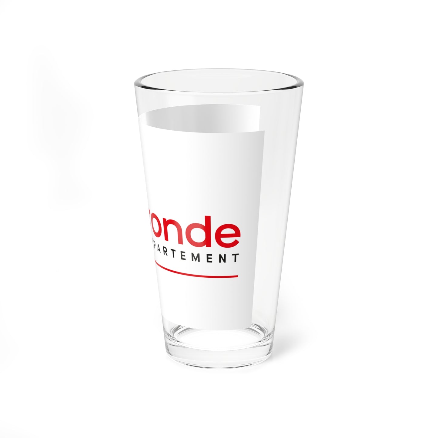 Flag of the Department of Gironde (France) Pint Glass 16oz