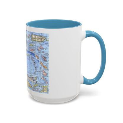 West Indies (1962) (Map) Accent Coffee Mug