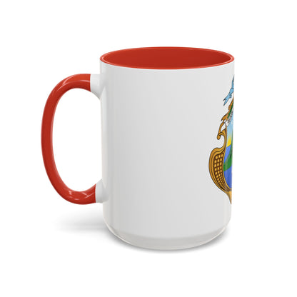 Coat of arms of Costa Rica (1906-1964) - Accent Coffee Mug