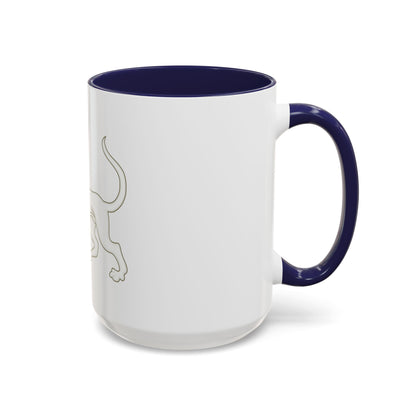 Greyhound of Richmond Badge of Henry VII - Accent Coffee Mug