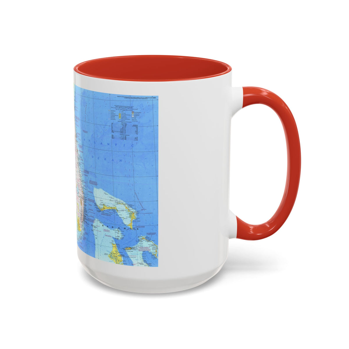 USA - Florida 1 (1973) (Map) Accent Coffee Mug