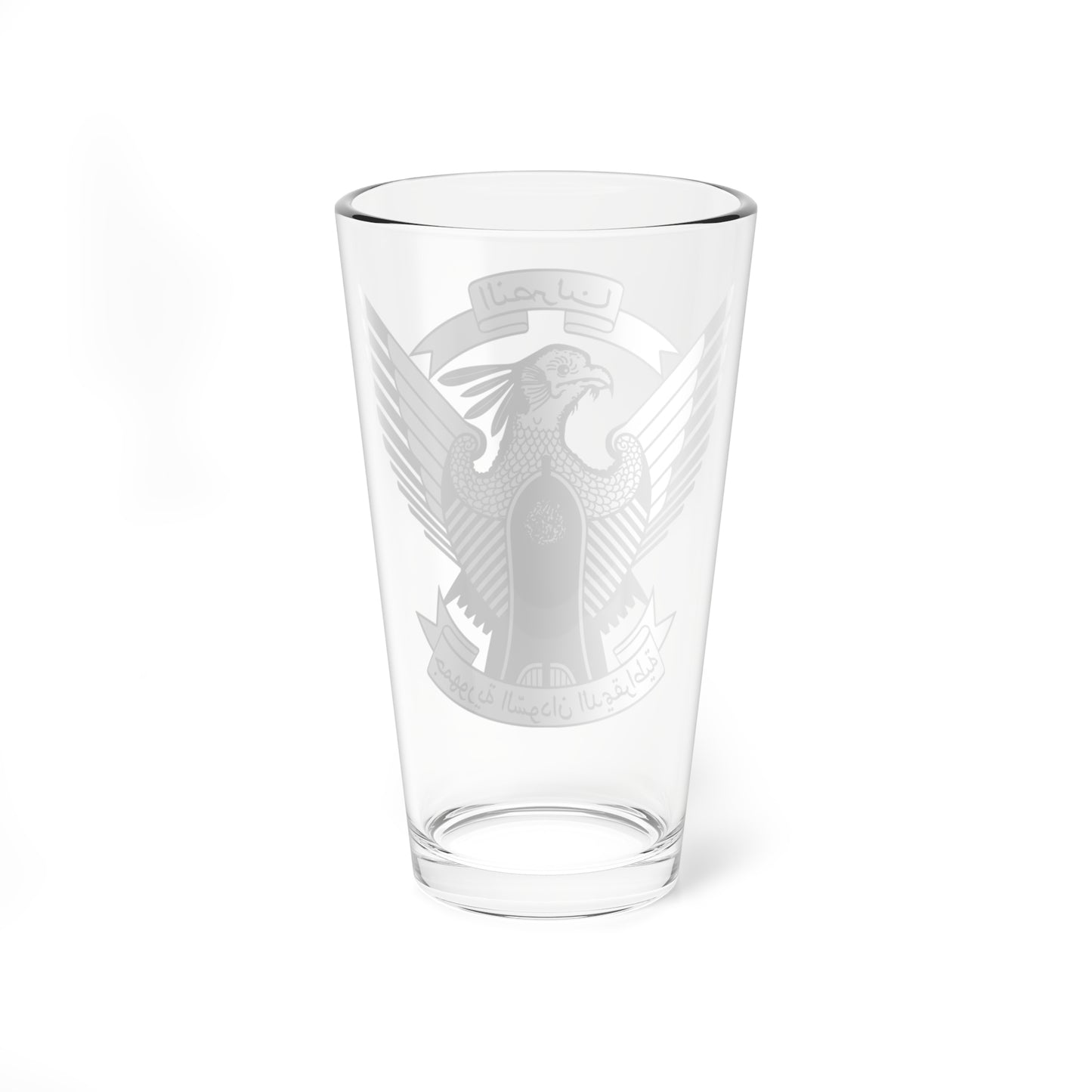 Emblem of the Democratic Republic of the Sudan (Sudan) (Coat of Arms) Pint Glass 16oz