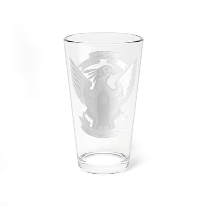 Emblem of the Democratic Republic of the Sudan (Sudan) (Coat of Arms) Pint Glass 16oz