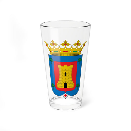 Escudo de Alcalá de la Vega Cuenca (Spain) (Coat of Arms) Pint Glass 16oz