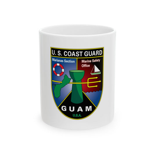 USCG Marianas Sect MSO Guam (U.S. Coast Guard) White Coffee Mug