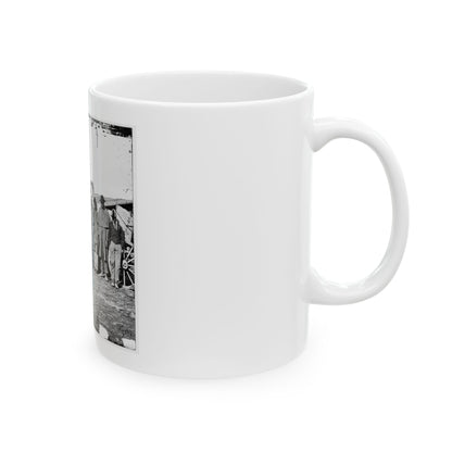 Bermuda Hundred, Va. African-American Teamsters Near The Signal Tower (U.S. Civil War) White Coffee Mug